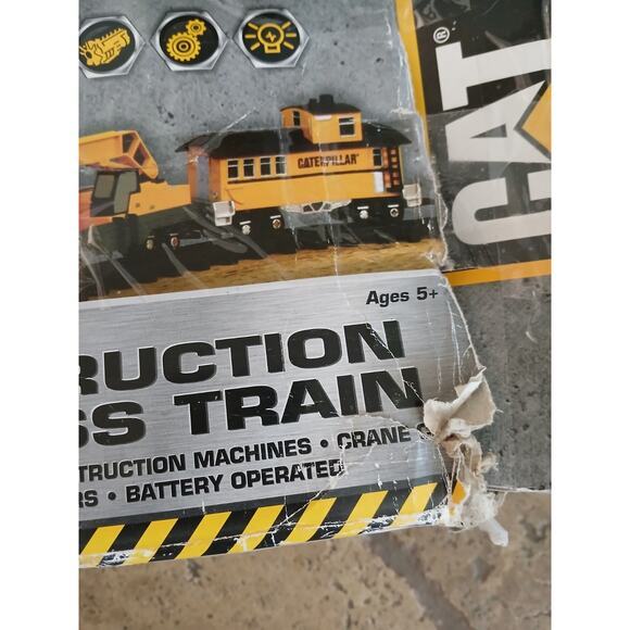 STORAGE BOX For 2014 Toy State CAT Caterpillar Construction Express Train Empty - Picture 8 of 16